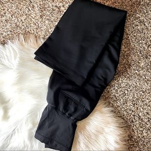 Maternity black wide leg pants